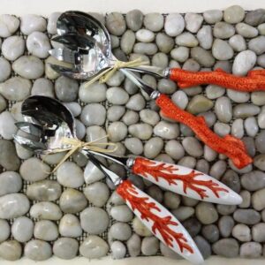 Coppia Posate Corallo