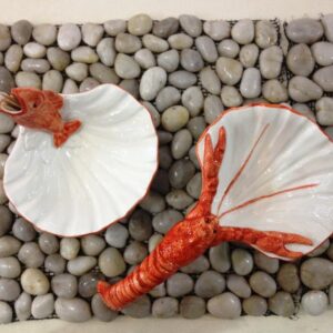 Piattino Aragosta e Boletto Pesce B/ Aperta